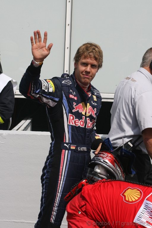 GP Germania, Qualifiche, Sebastian Vettel (GER), Red Bull Racing, RB6 pole position 