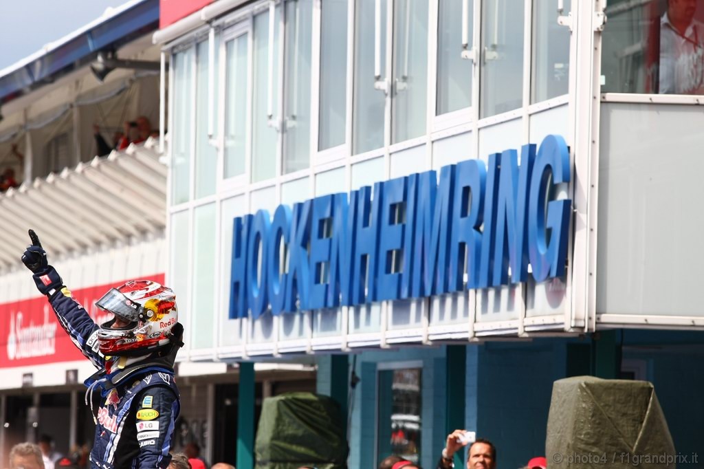 GP Germania, Qualifiche, Sebastian Vettel (GER), Red Bull Racing, RB6 pole position 