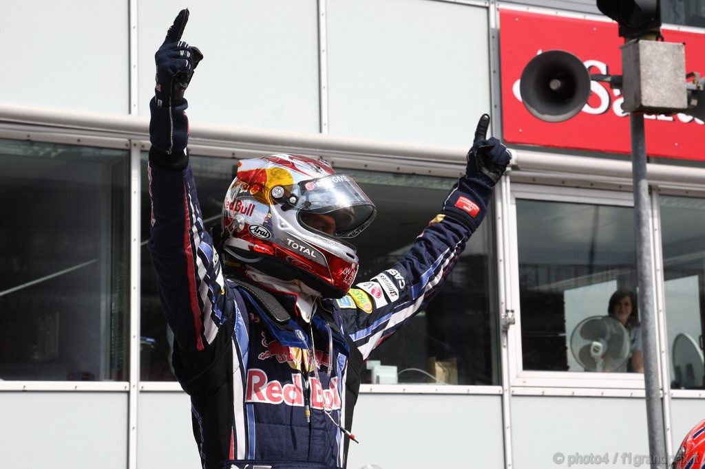 GP Germania, Qualifiche, Sebastian Vettel (GER), Red Bull Racing, RB6 pole position 