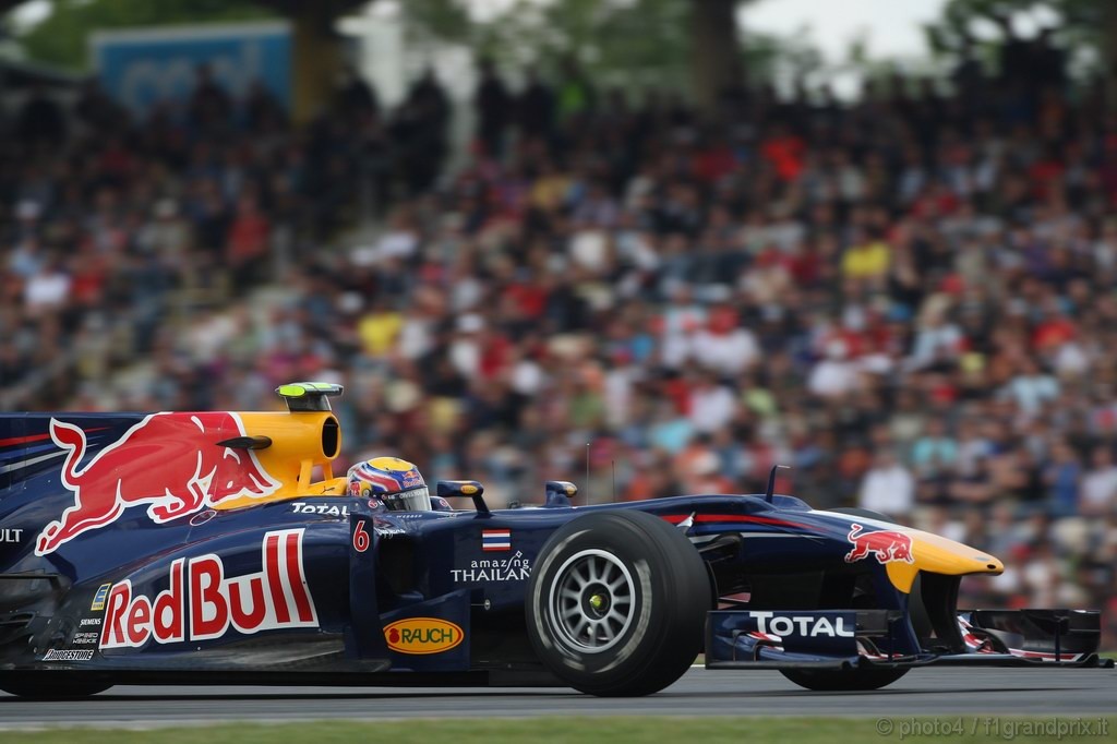GP Germania, Qualifiche, Mark Webber (AUS), Red Bull Racing, RB6 