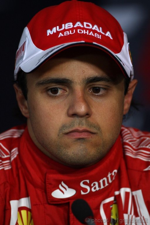 GP Germania, Qualifiche, Conferenza Stampa, Felipe Massa (BRA), Ferrari, F10 terzo 
