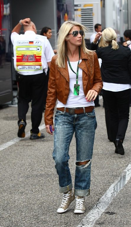 GP Germania, Qualifiche, ragazza nel paddock 