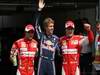 GP Germania, Qualifiche, Sebastian Vettel (GER), Red Bull Racing, RB6 pole position, Fernando Alonso (ESP), Ferrari, F10 secondo e Felipe Massa (BRA), Ferrari, F10 terzo 