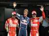 GP Germania, Qualifiche, Mark Webber (AUS), Red Bull Racing, RB6 davanti a Fernando Alonso (ESP), Ferrari, F10 