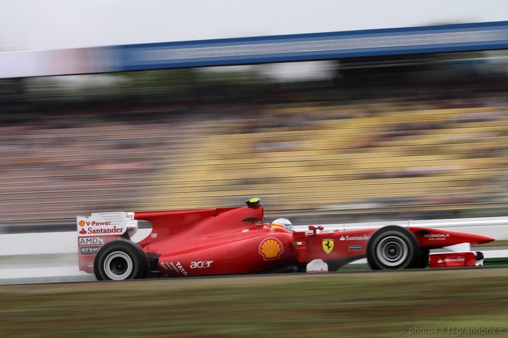 GP Germania, Prove Libere 1, Venerdi', Fernando Alonso (ESP), Ferrari, F10 