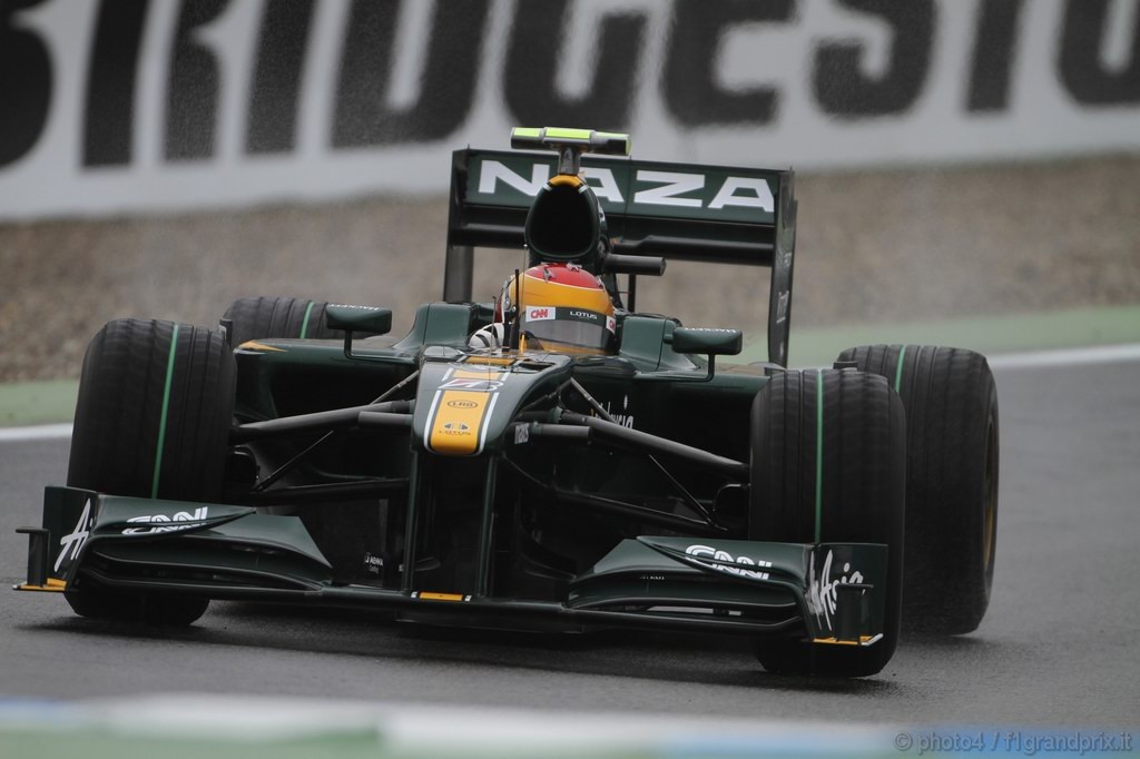 GP Germania, Prove Libere 1, Venerdi', Fairuz Fauzy (MAL), Test driver Lotus Racing, T127  