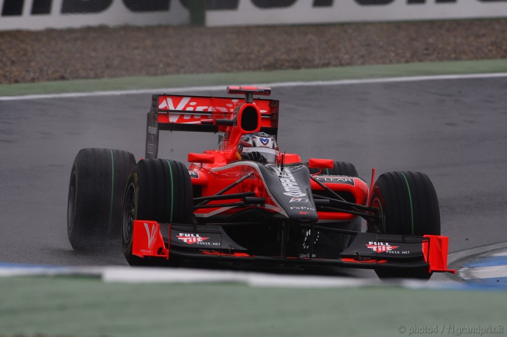 GP Germania, Prove Libere 1, Venerdi', Timo Glock (GER), Virgin Racing, VR-01  