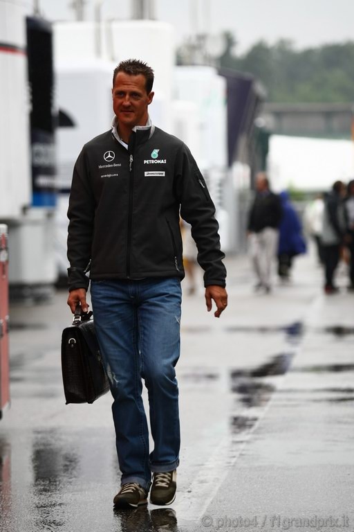 GP Germania, Prove Libere 1, Venerdi', Michael Schumacher (GER), Mercedes GP  F1 Team, MGP W01 