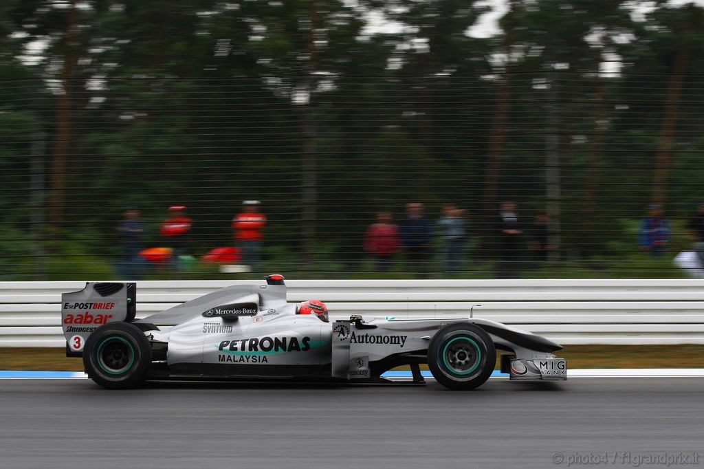 GP Germania, Prove Libere 1, Venerdi', Michael Schumacher (GER), Mercedes GP  F1 Team, MGP W01 