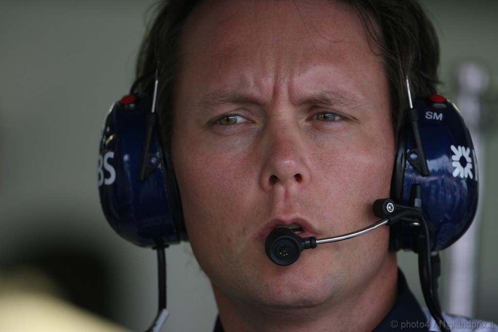 GP Germania, Prove Libere 1, Venerdi', Sam Michael (AUS) Williams Technical Director 