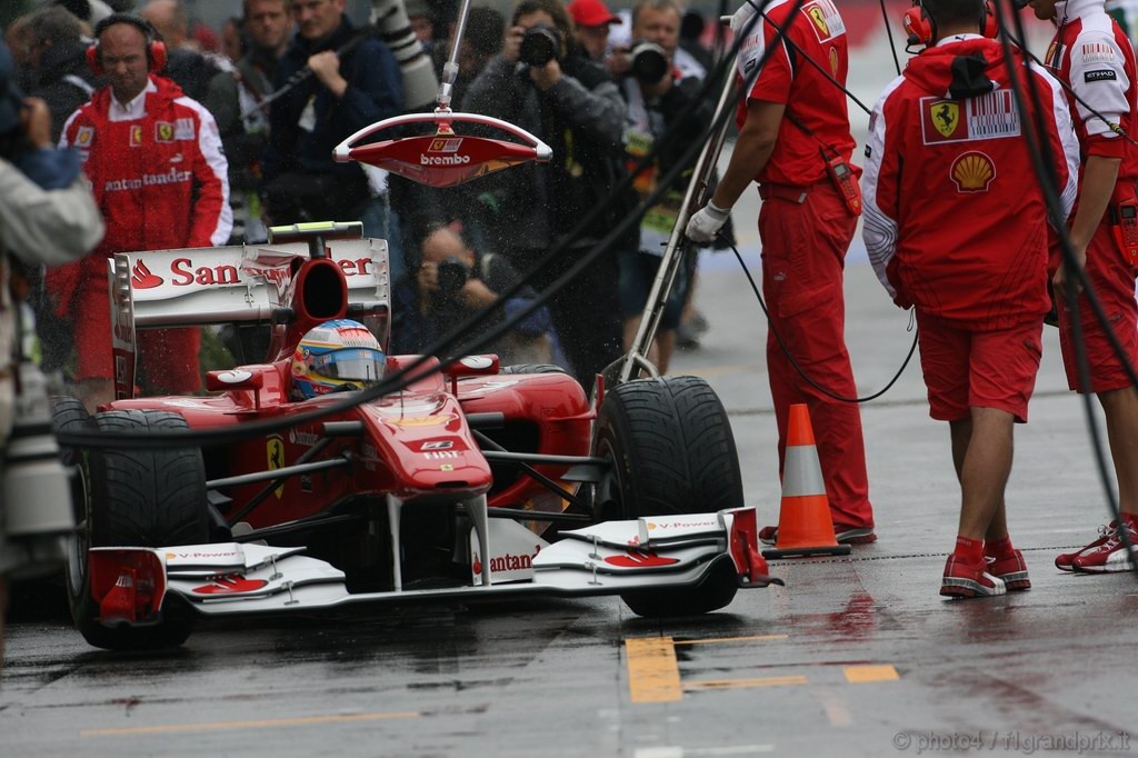 GP Germania, Prove Libere 1, Venerdi', Fernando Alonso (ESP), Ferrari, F10 