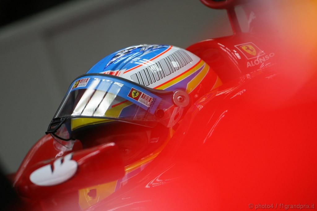 GP Germania, Prove Libere 1, Venerdi', Fernando Alonso (ESP), Ferrari, F10 