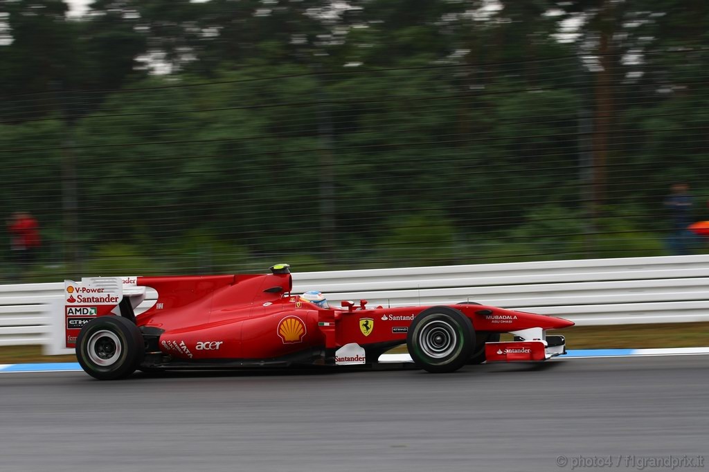 GP Germania, Prove Libere 1, Venerdi', Fernando Alonso (ESP), Ferrari, F10 