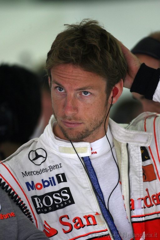 GP Germania, Prove Libere 1, Venerdi', Jenson Button (GBR), McLaren  Mercedes, MP4-25 