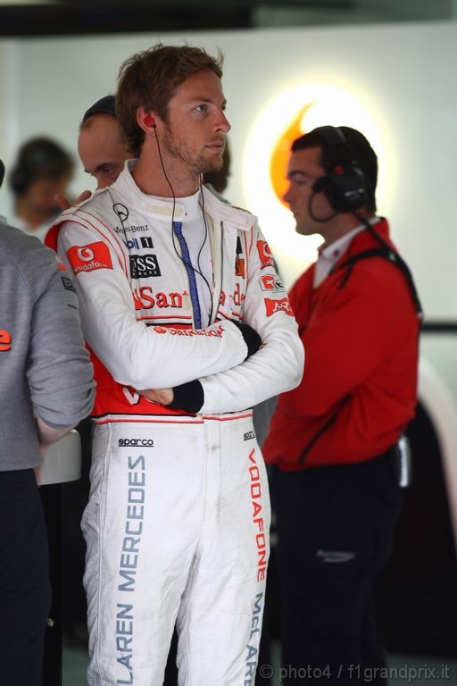 GP Germania, Prove Libere 1, Venerdi', Jenson Button (GBR), McLaren  Mercedes, MP4-25 
