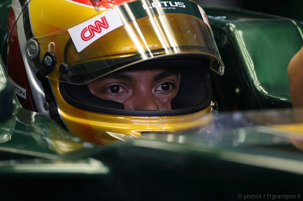 GP Germania, Prove Libere 1, Venerdi', Fairuz Fauzy (MAL), Test driver Lotus Racing, T127  