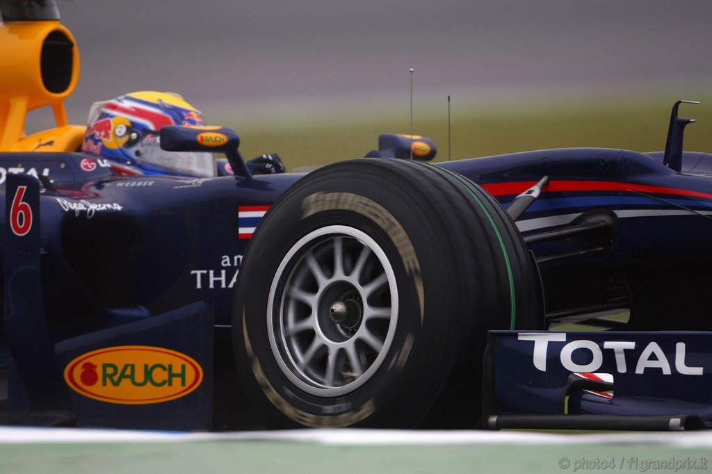 GP Germania, Prove Libere 1, Venerdi', Mark Webber (AUS), Red Bull Racing, RB6 