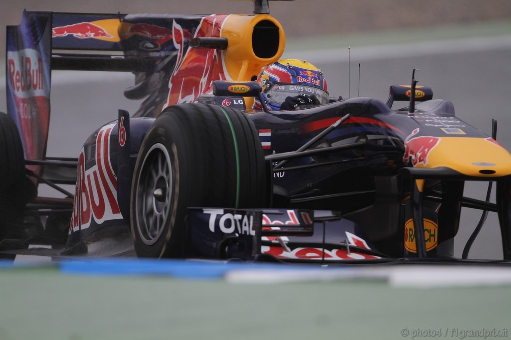 GP Germania, Prove Libere 1, Venerdi', Mark Webber (AUS), Red Bull Racing, RB6 