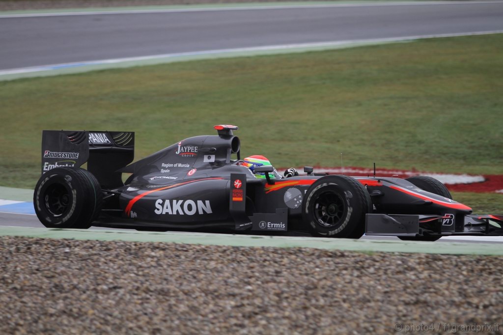 GP Germania, Prove Libere 1, Venerdi', Sakon Yamamoto (JPN), Hispania Racing F1 Team (HRT), F110  
