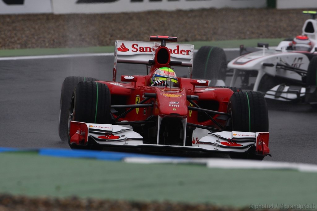 GP Germania, Prove Libere 1, Venerdi', Felipe Massa (BRA), Ferrari, F10 