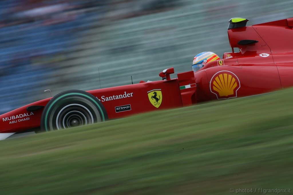 GP Germania, Prove Libere 2, Venerdi', Fernando Alonso (ESP), Ferrari, F10 