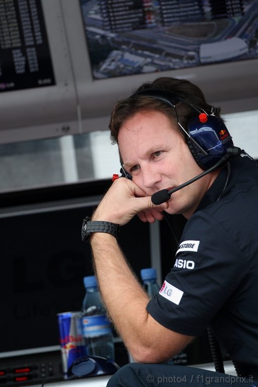 GP Germania, Prove Libere 2, Venerdi', Christian Horner (GBR), Red Bull Racing, Sporting Director 