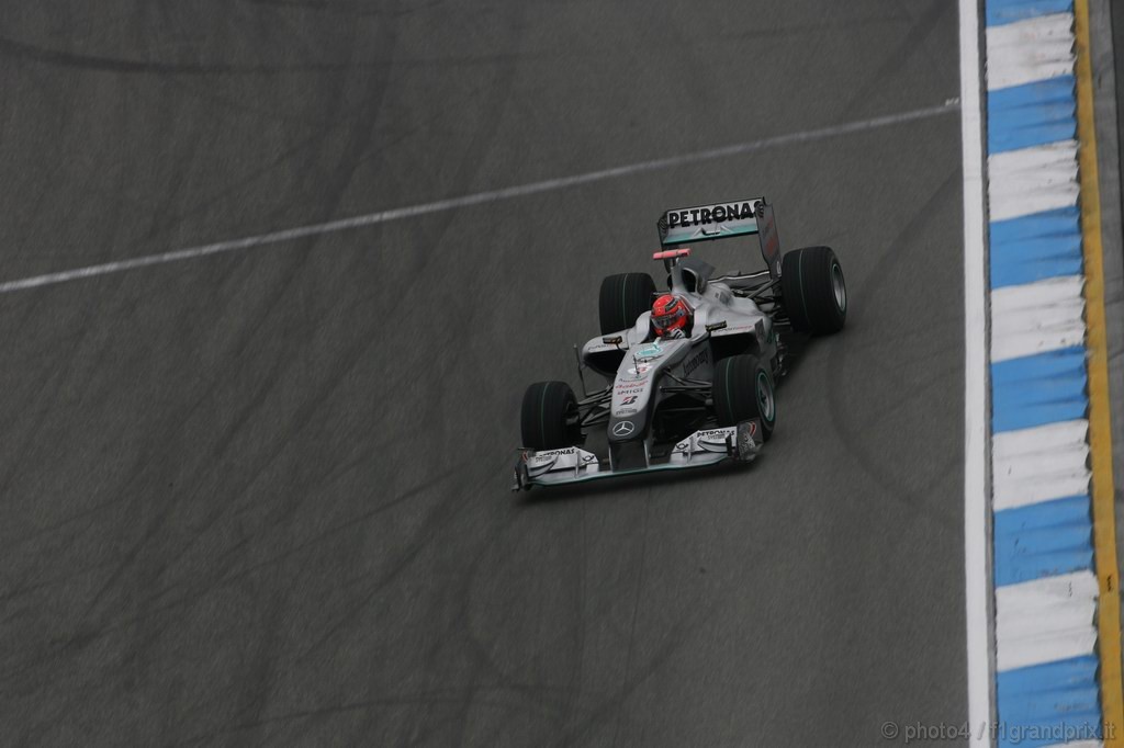 GP Germania, Prove Libere 2, Venerdi', Michael Schumacher (GER), Mercedes GP  F1 Team, MGP W01 