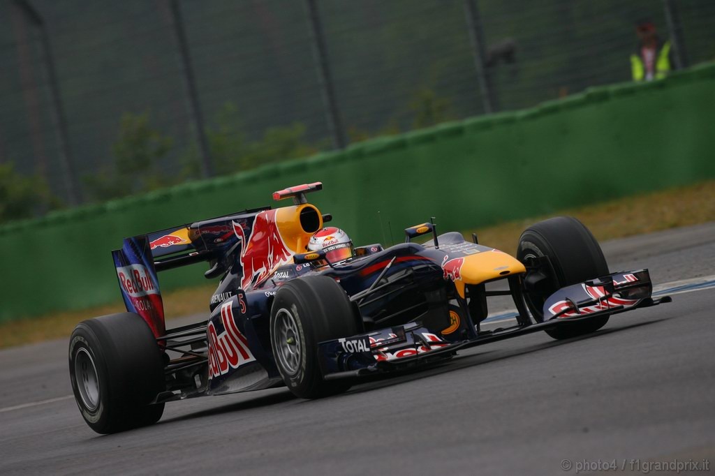 GP Germania, Prove Libere 2, Venerdi', Sebastian Vettel (GER), Red Bull Racing, RB6 
