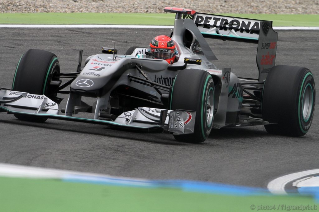 GP Germania, Prove Libere 2, Venerdi', Michael Schumacher (GER), Mercedes GP  F1 Team, MGP W01 