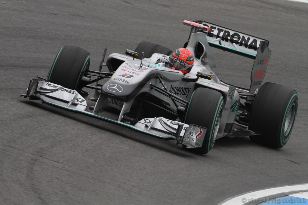 GP Germania, Prove Libere 2, Venerdi', Michael Schumacher (GER), Mercedes GP  F1 Team, MGP W01 
