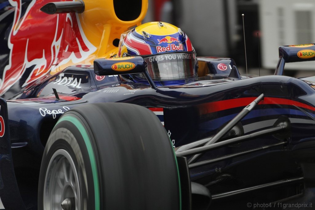 GP Germania, Prove Libere 2, Venerdi', Mark Webber (AUS), Red Bull Racing, RB6 