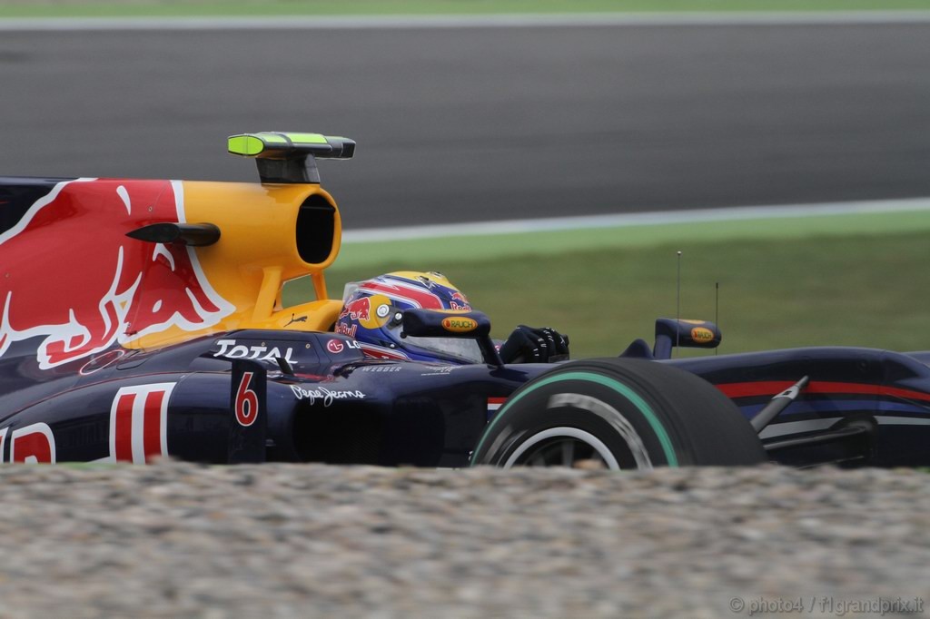 GP Germania, Prove Libere 2, Venerdi', Mark Webber (AUS), Red Bull Racing, RB6 
