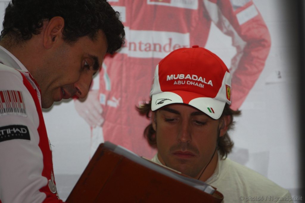 GP Germania, Prove Libere 2, Venerdi', Fernando Alonso (ESP), Ferrari, F10 