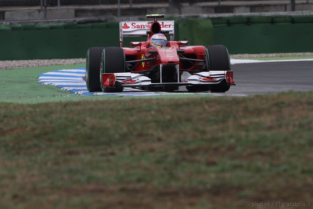 GP Germania, Prove Libere 2, Venerdi', Fernando Alonso (ESP), Ferrari, F10 