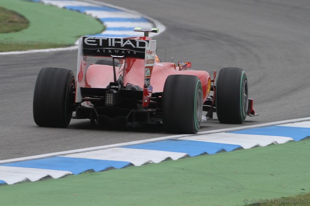 GP Germania, Prove Libere 2, Venerdi', Fernando Alonso (ESP), Ferrari, F10 