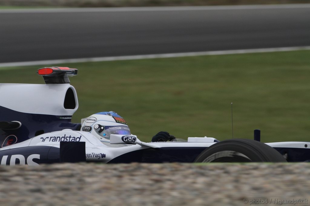 GP Germania, Prove Libere 2, Venerdi', Rubens Barrichello (BRA), Williams, FW32 