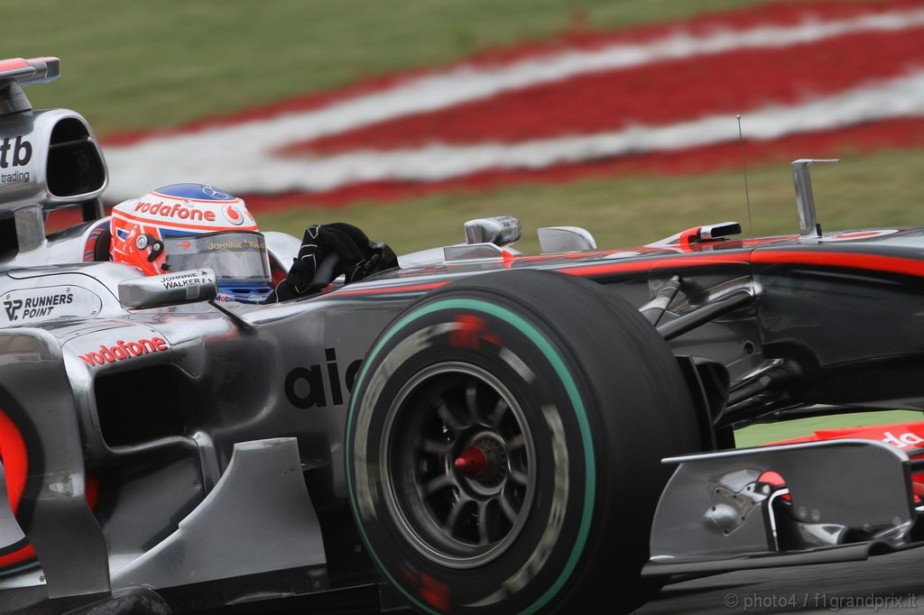 GP Germania, Prove Libere 2, Venerdi', Jenson Button (GBR), McLaren  Mercedes, MP4-25 