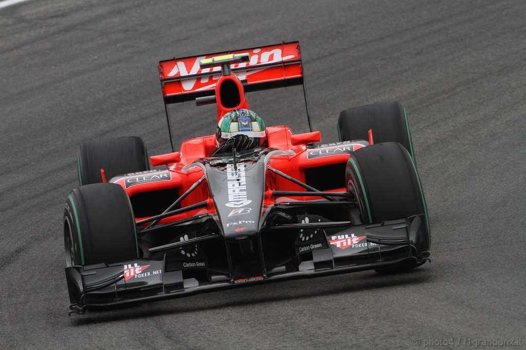 GP Germania, Prove Libere 2, Venerdi', Lucas Di Grassi (BRA), Virgin Racing, VR-01 
