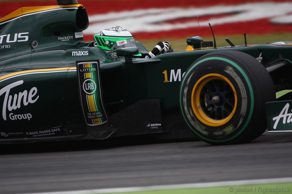 GP Germania, Prove Libere 2, Venerdi', Heikki Kovalainen (FIN), Lotus Racing, T127 