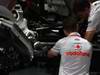 GP Germania, Prove Libere 2, Venerdi', meccanici work on the car of Lewis Hamilton (GBR), McLaren  Mercedes, MP4-25 