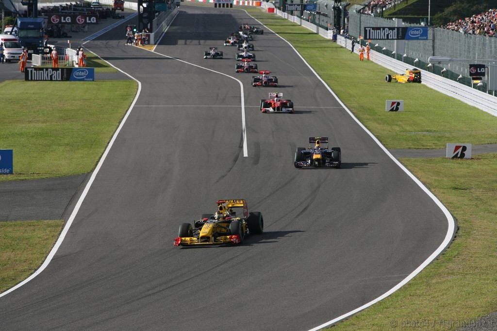 GP Giappone, Gara, Robert Kubica (POL), Renault F1 Team, R30 