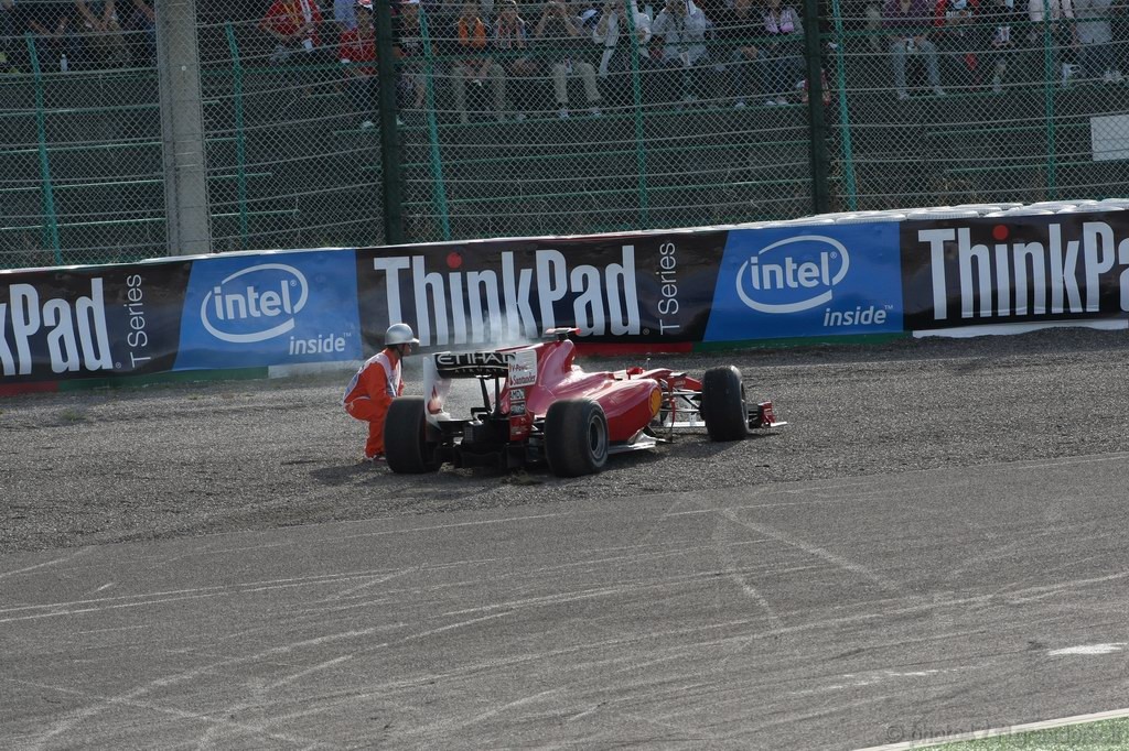 GP Giappone, Gara, Felipe Massa (BRA), Ferrari, F10 retires from the race