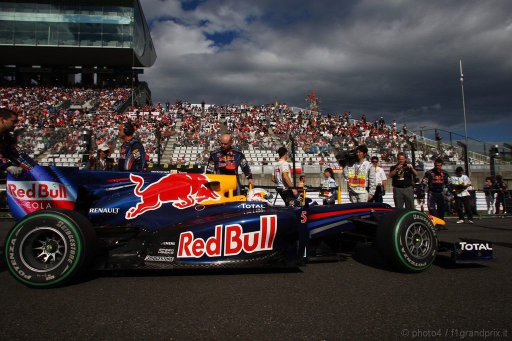GP Giappone, Gara, Sebastian Vettel (GER), Red Bull Racing, RB6