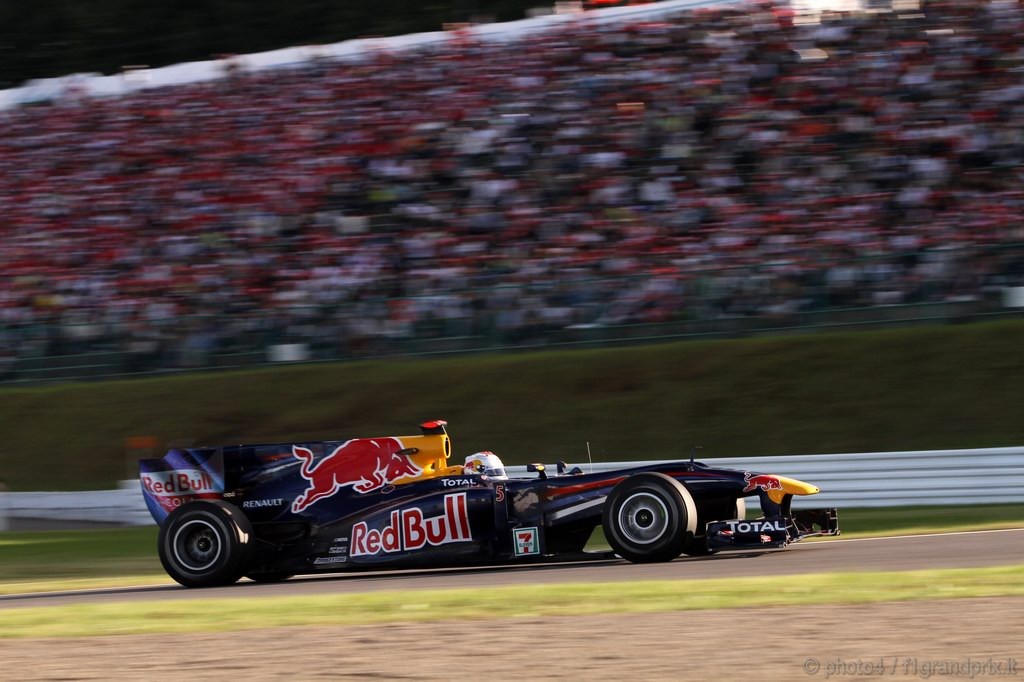 GP Giappone, Gara, Sebastian Vettel (GER), Red Bull Racing, RB6 