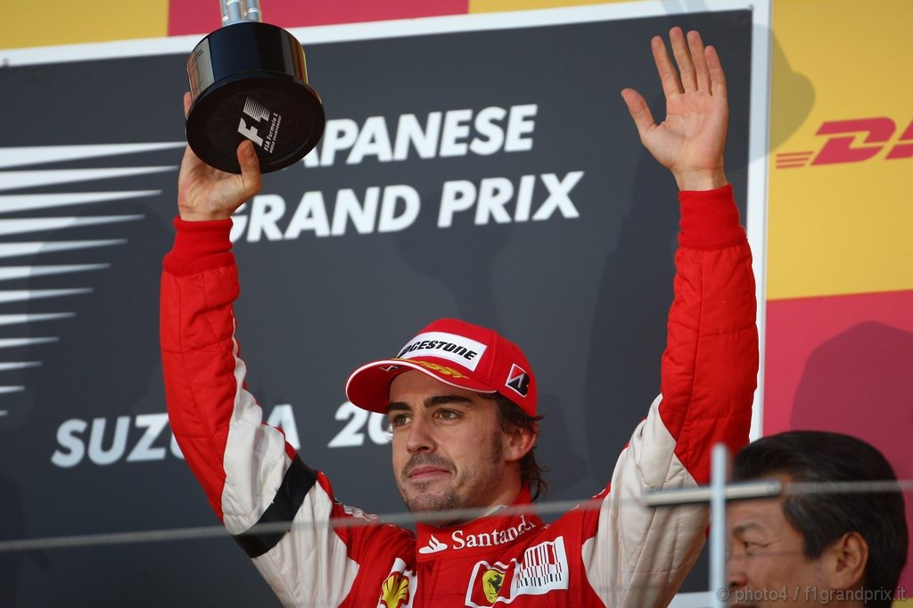 GP Giappone, Gara, Fernando Alonso (ESP), Ferrari, F10 terzo 
