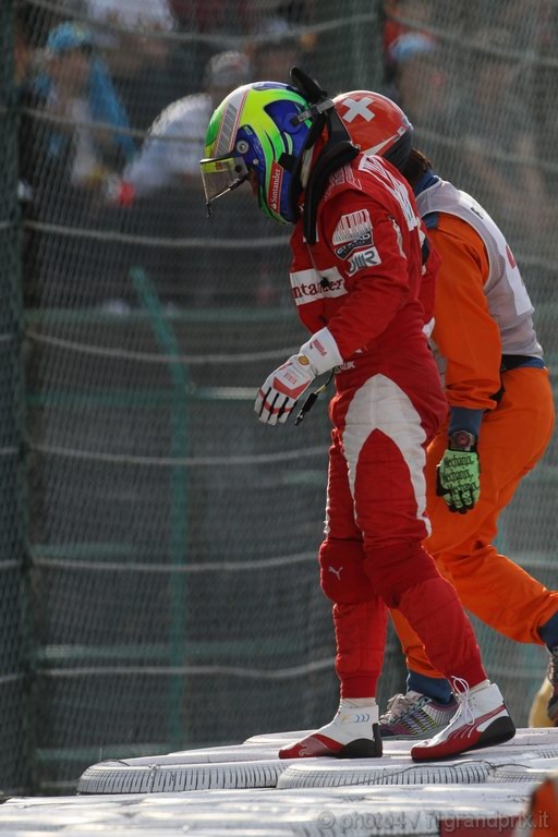 GP Giappone, Gara, Felipe Massa (BRA), Ferrari, F10 retires from the race 