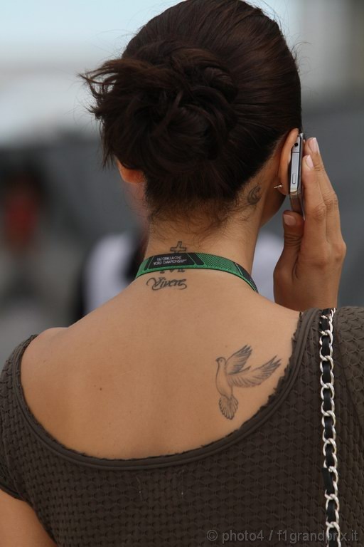 GP Giappone, Gara, ragazza nel paddock 