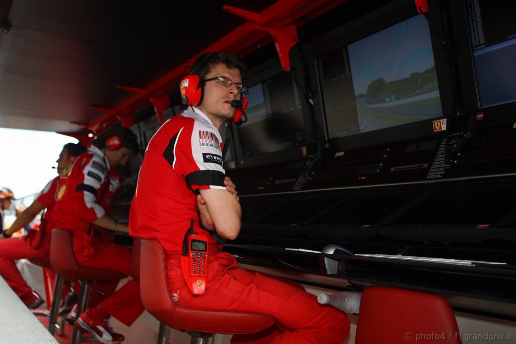 GP Giappone, Gara, Christian Dyer (AUS), Ferrari Gara Engineer