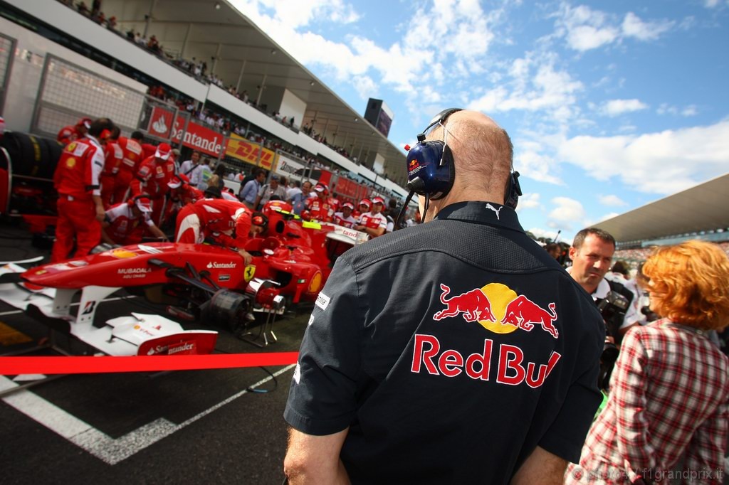 GP Giappone, Gara, Adrian Newey (GBR), Red Bull Racing , Technical Operations Director e Fernando Alonso (ESP), Ferrari, F10