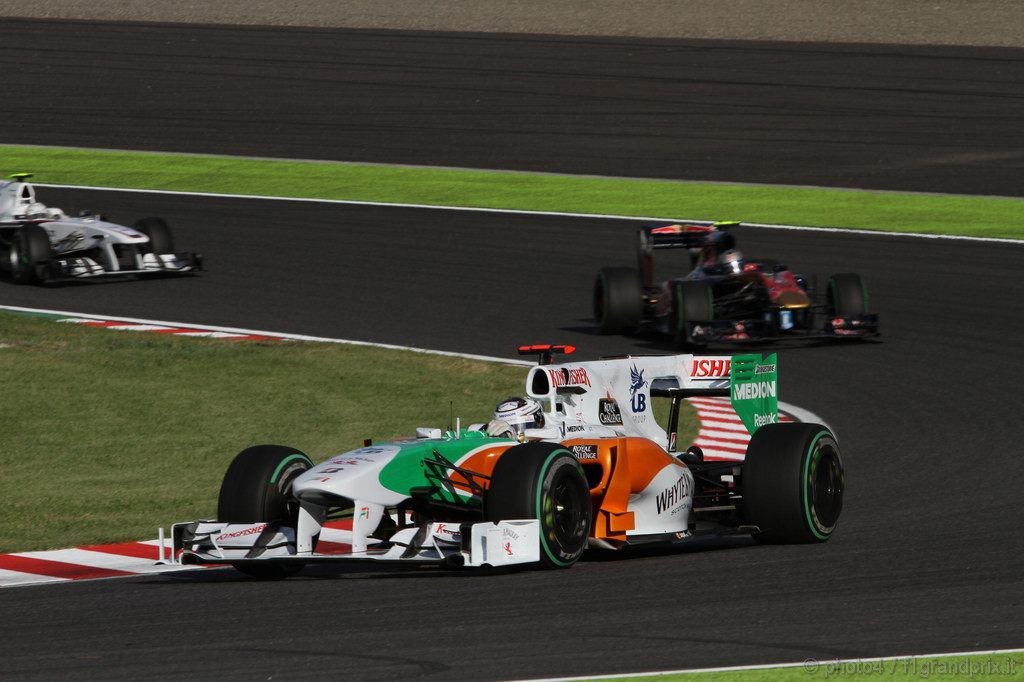 GP Giappone, Gara, Adrian Sutil (GER), Force India F1 Team, VJM03 